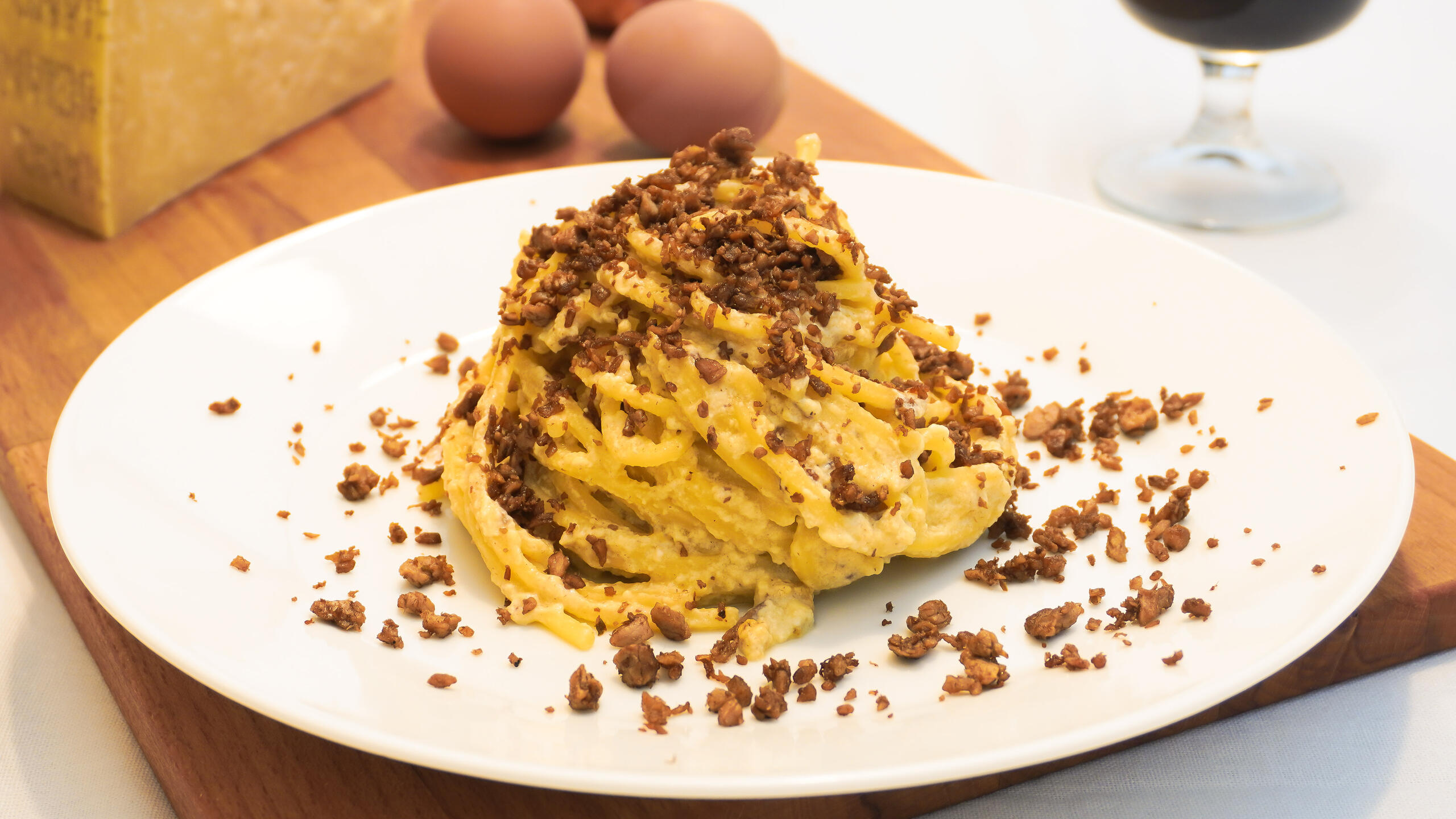 Spaghettoni al ragù bianco