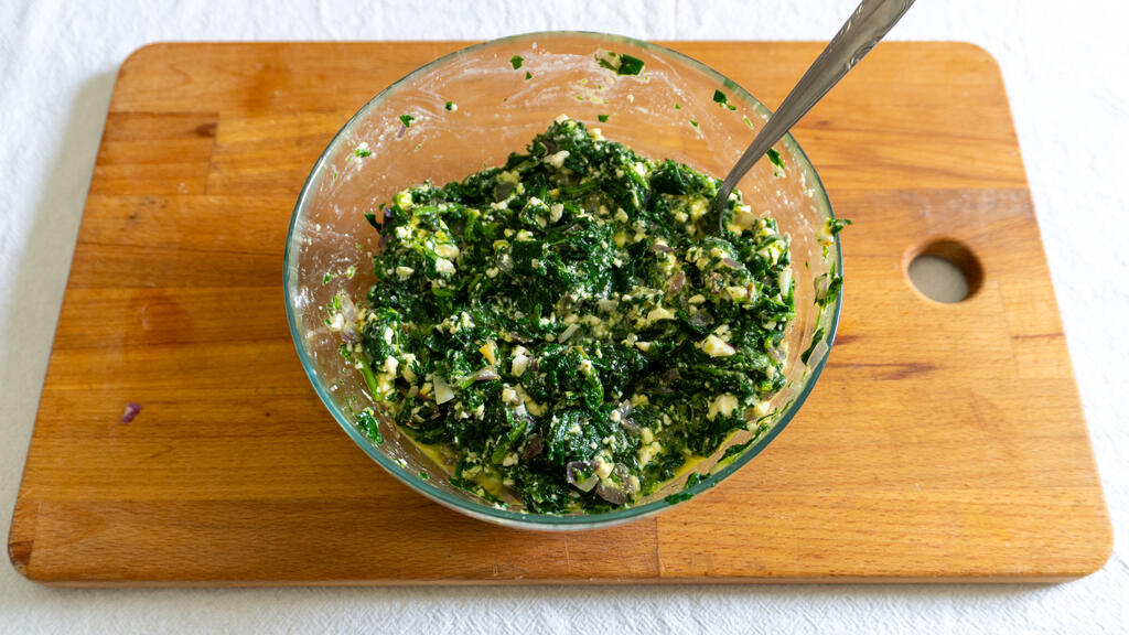 Spanakopita - passo 4