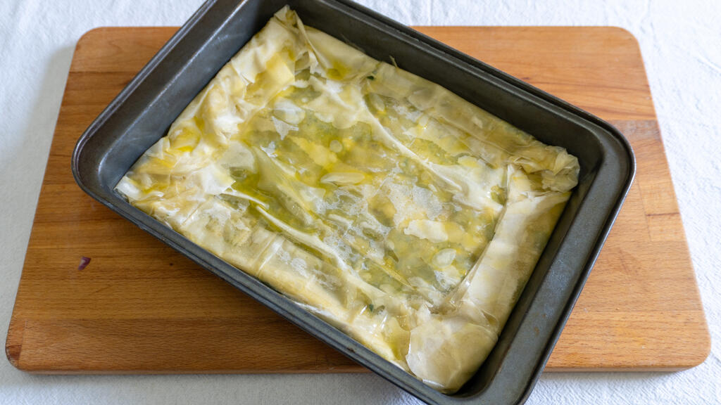 Spanakopita - passo 7