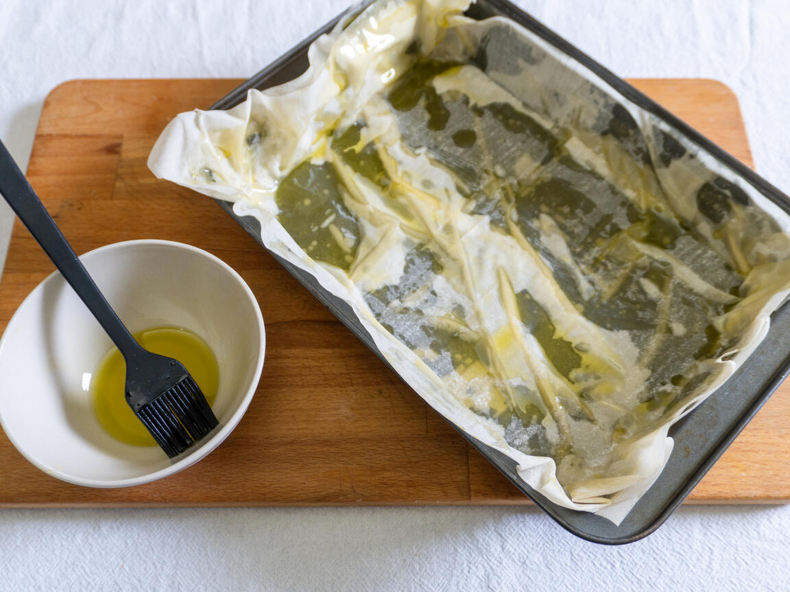 Spanakopita - passo 5