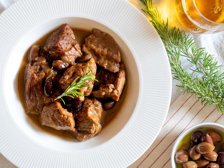 Spezzatino di manzo alla birra