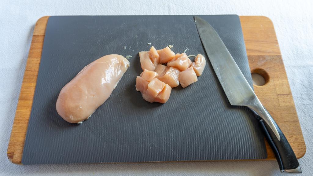 Spiedini di pollo e zucchine in friggitrice ad aria