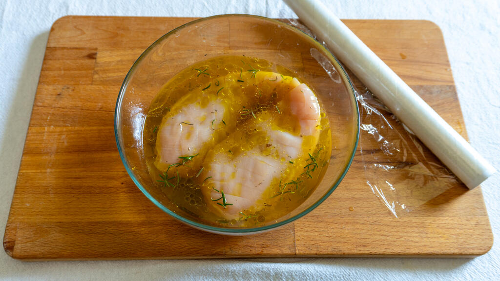 Tagliata di pollo in friggitrice ad aria - passo 3