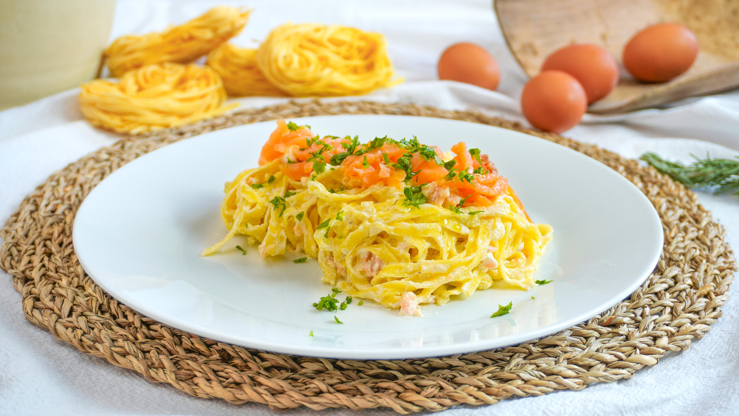 Tagliolini al salmone affumicato