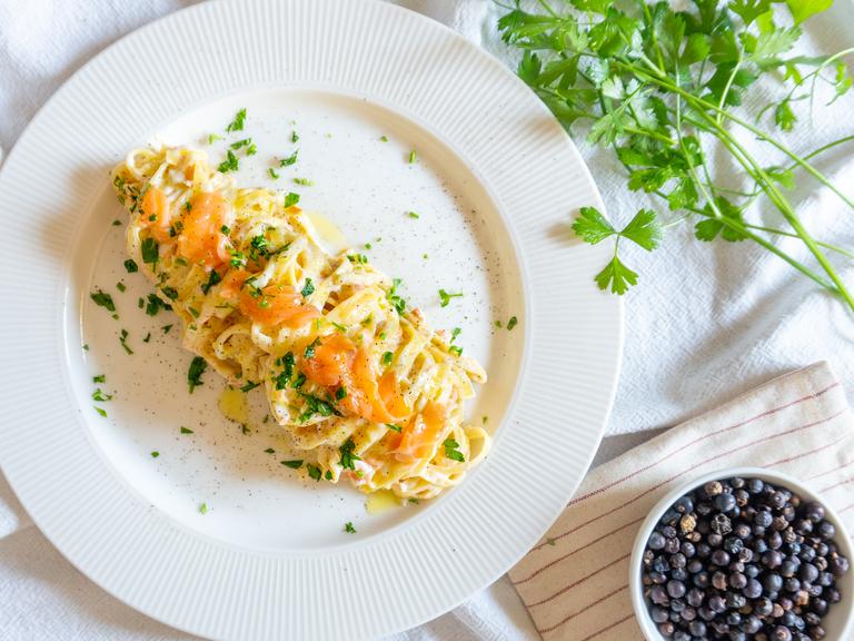 Tagliolini al salmone affumicato