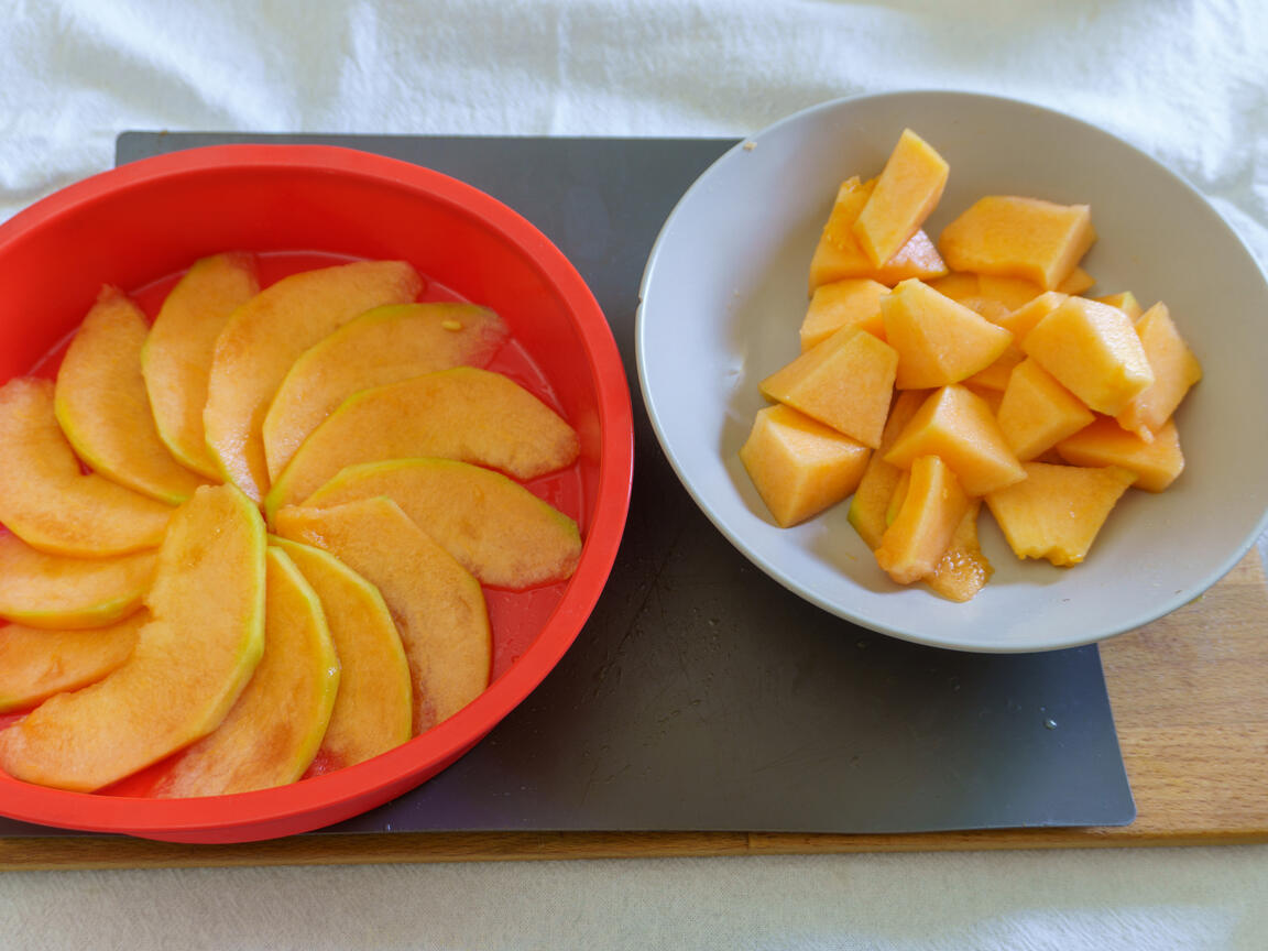 Torta al melone - passo 2