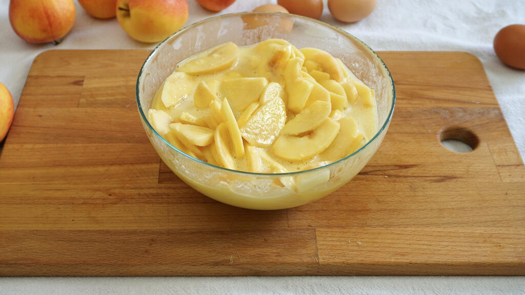 Torta di mele all'olio di oliva - passo 3
