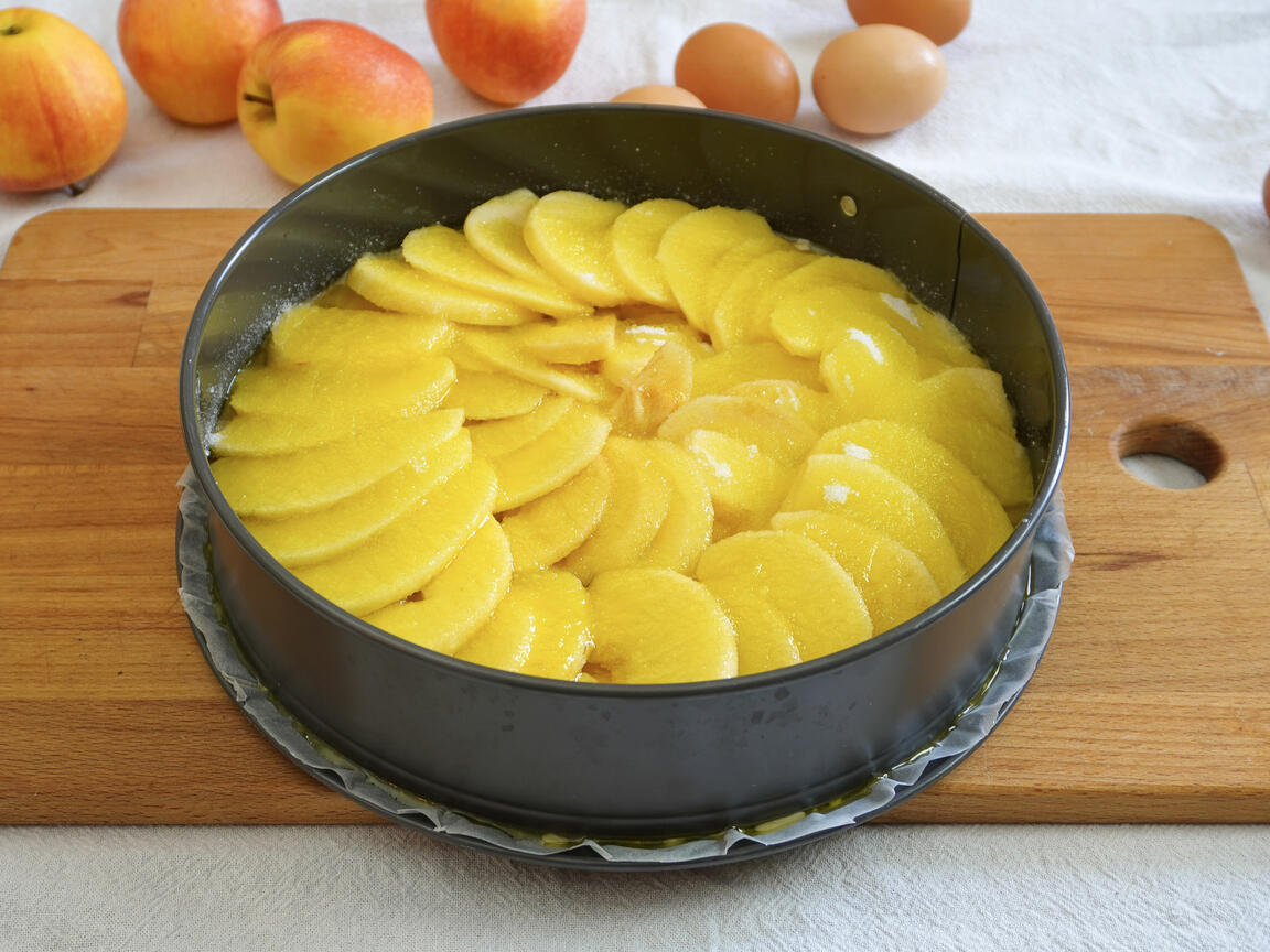 Torta di mele all'olio di oliva - passo 5