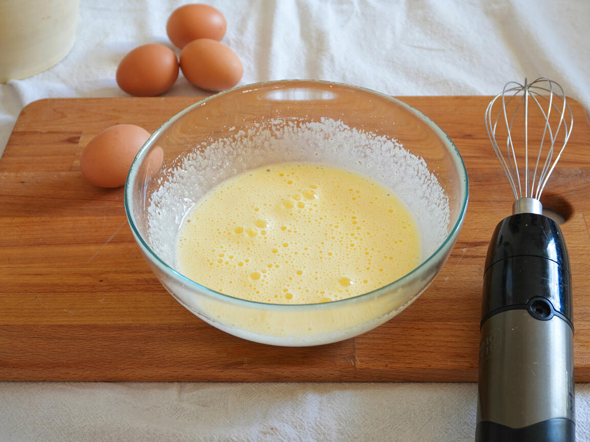Torta morbida ricotta e arance - passo 1