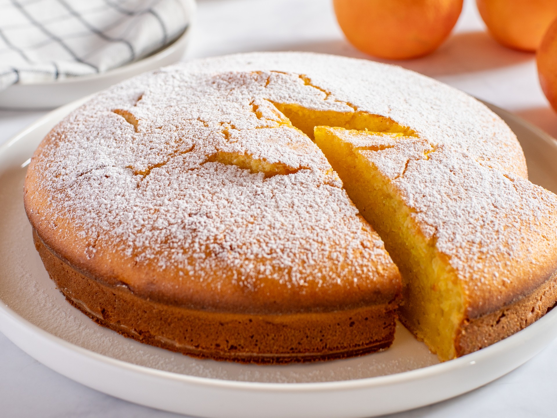 Torta ricotta e arance