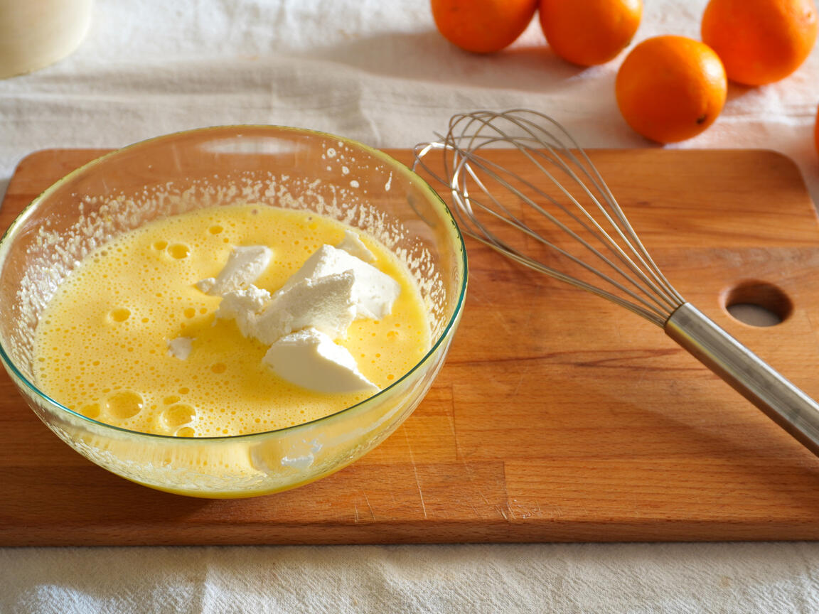 Torta ricotta e arance - passo 2