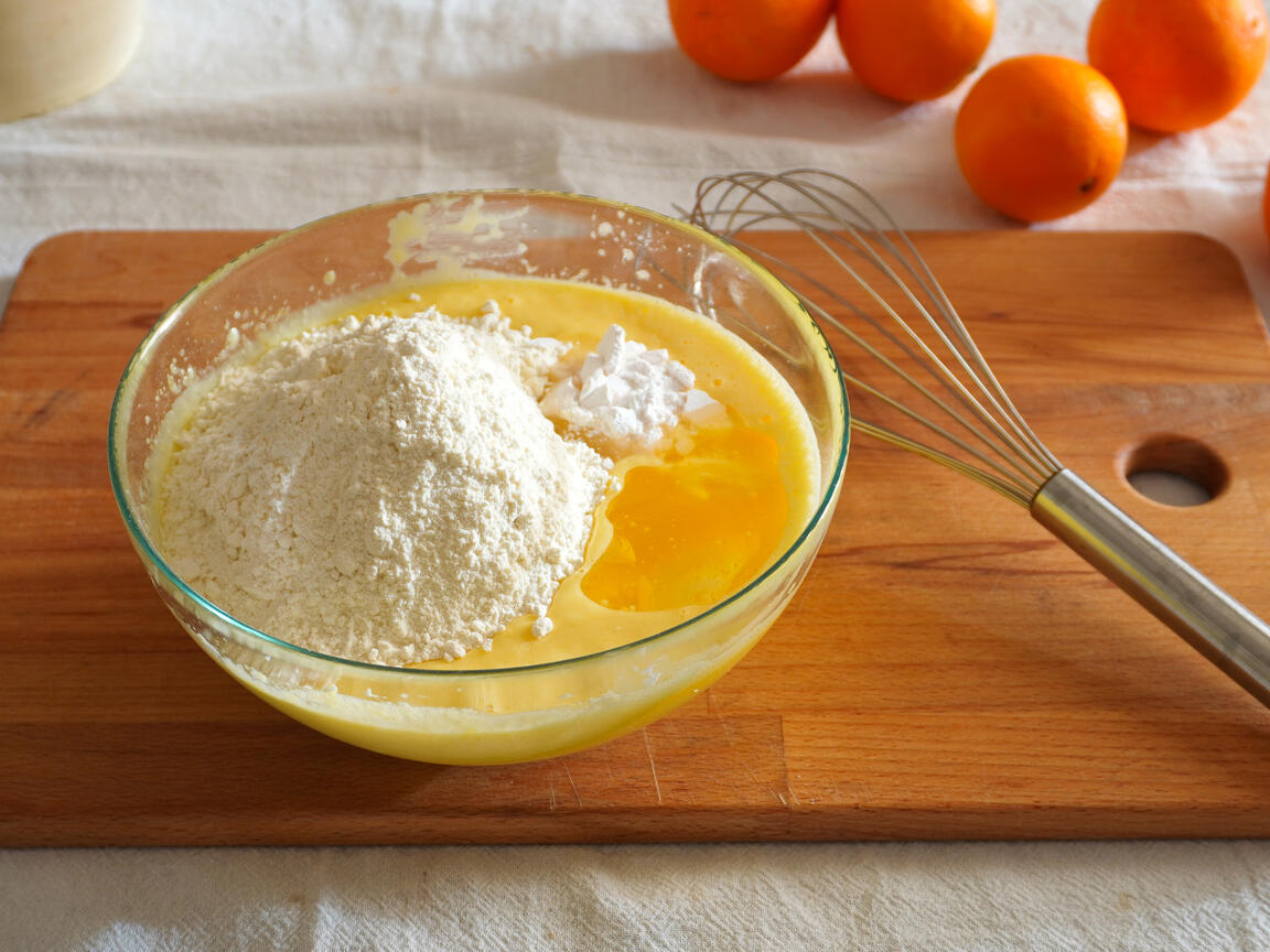 Torta ricotta e arance - passo 3