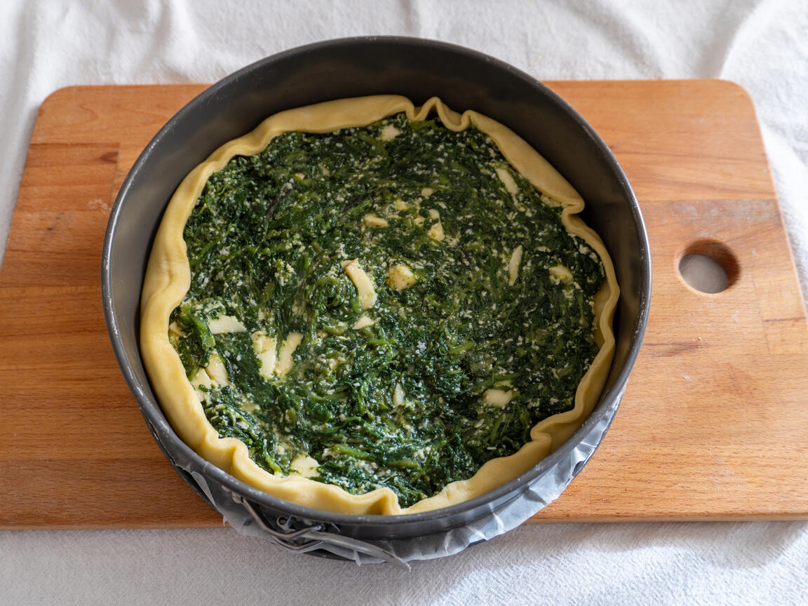 Torta salata alle bietole - passo 4