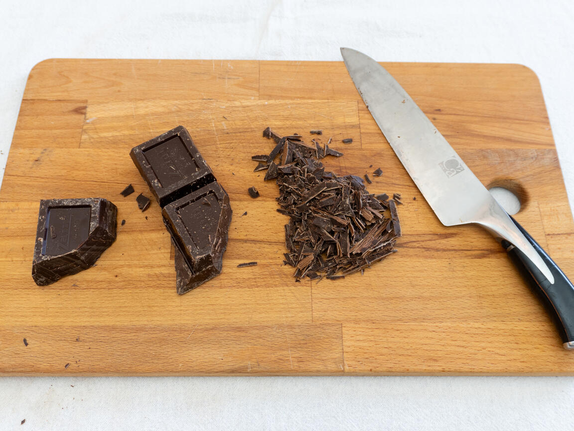 Chokladmousse - steg 1