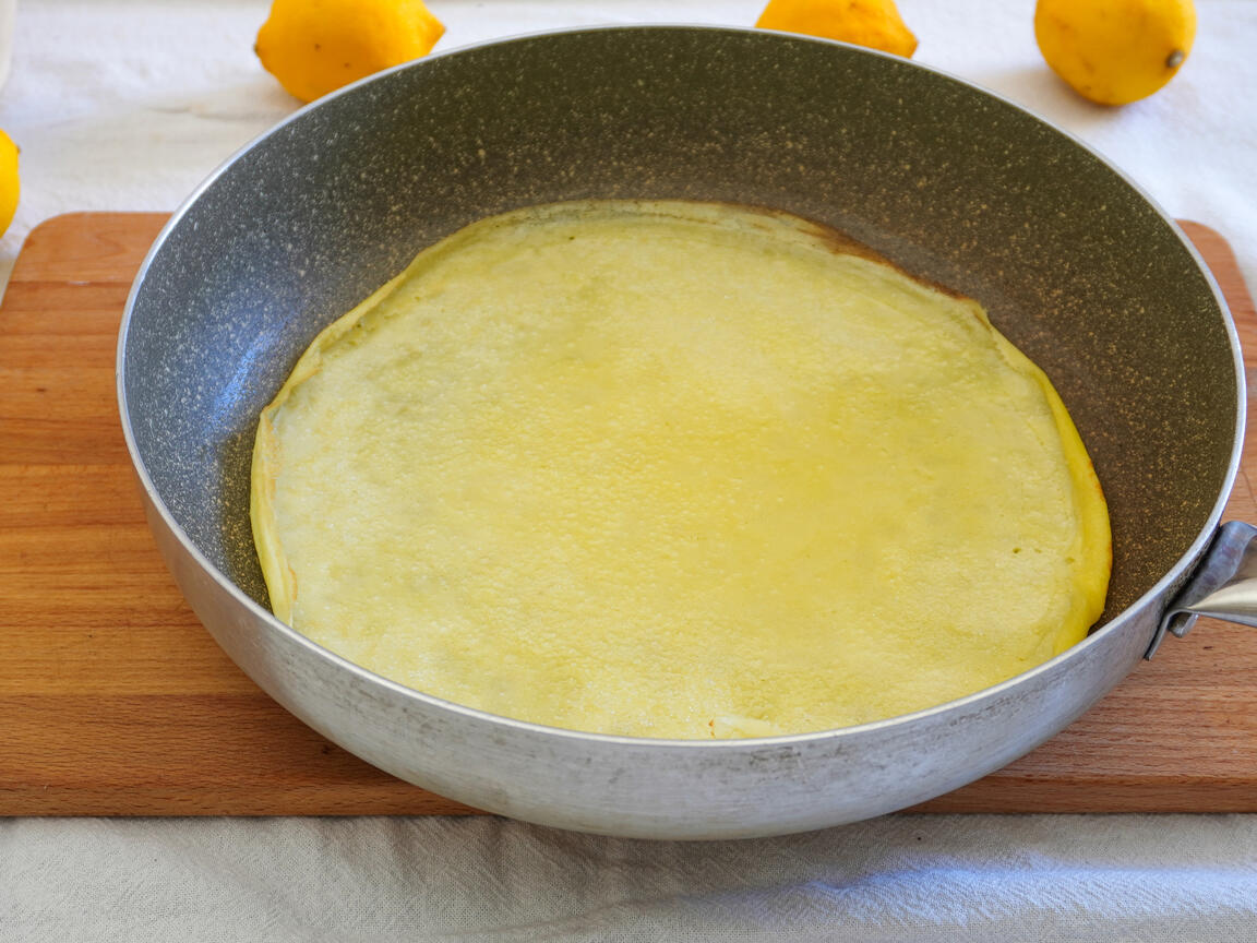 Crêpes med socker och citron - steg 4