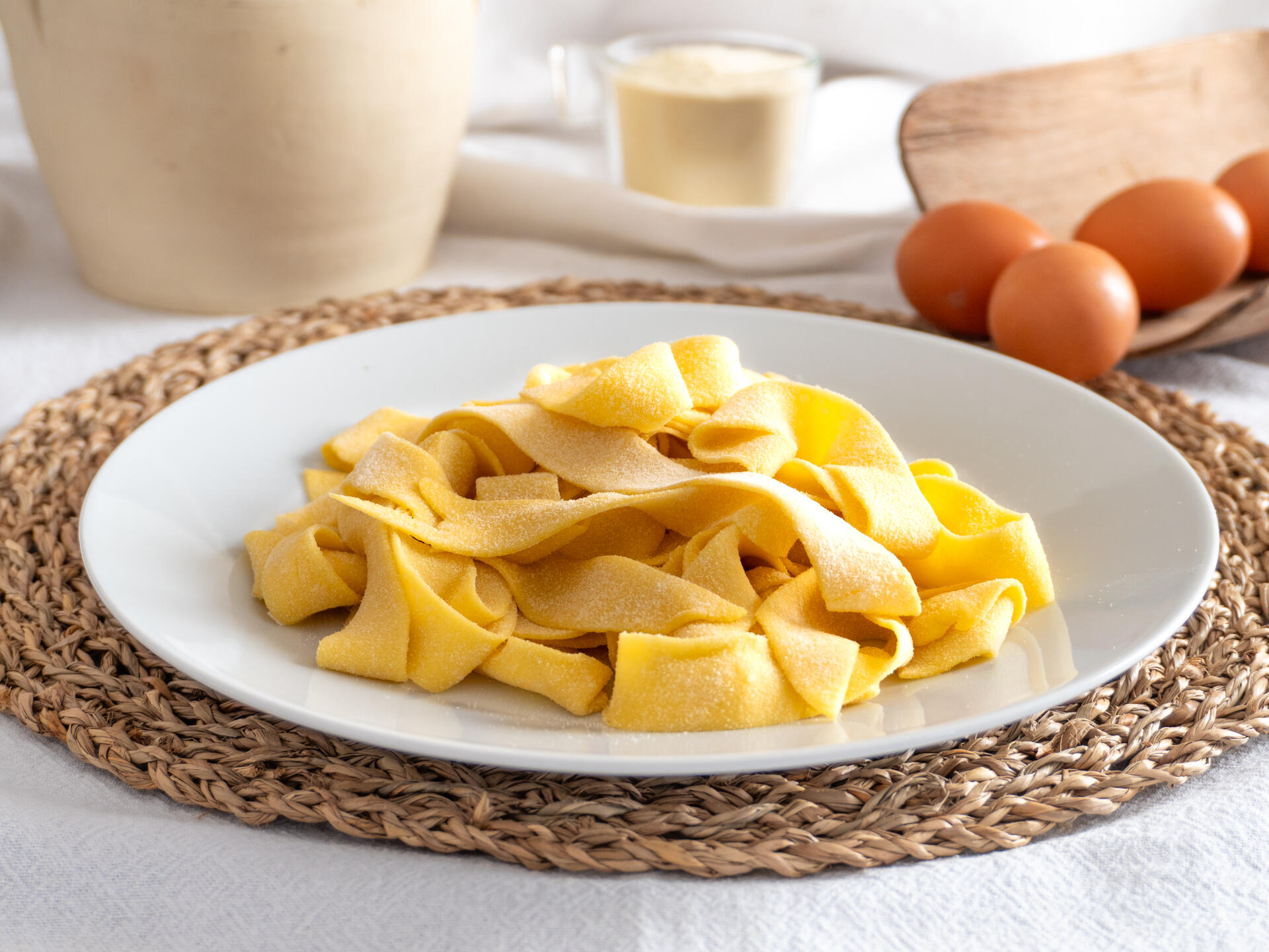 Färsk äggpasta