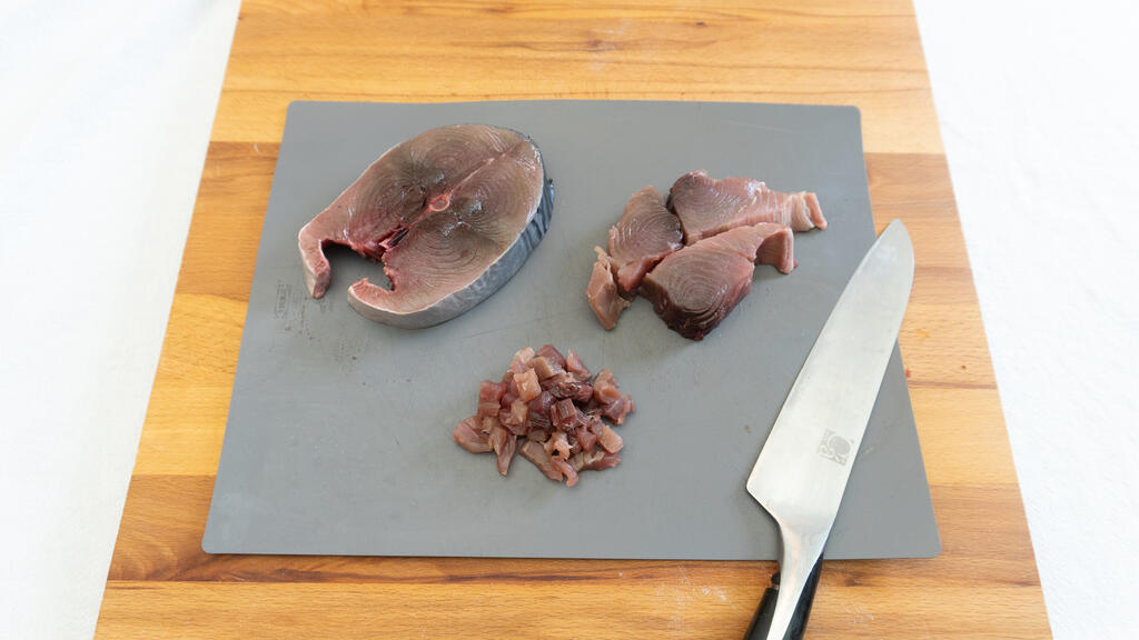 Fisktortelli med ruccolapesto - steg 2