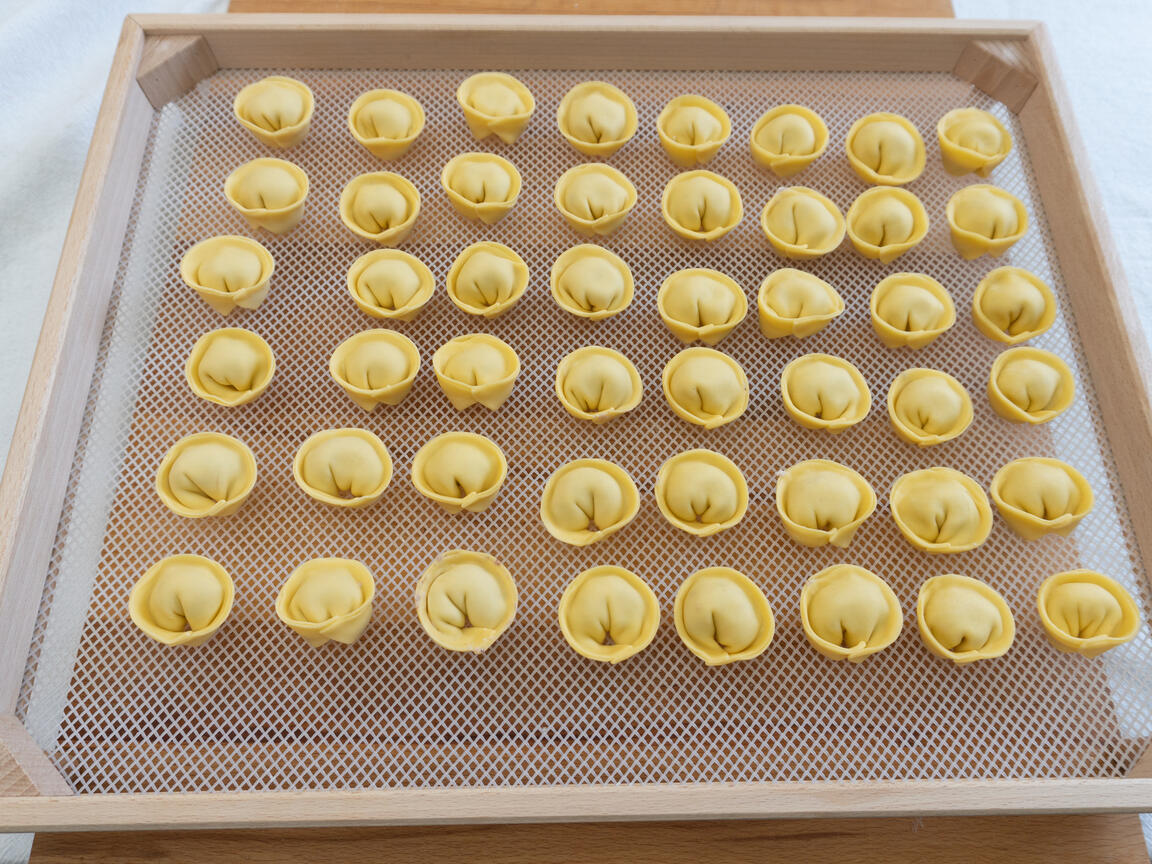Fisktortelli med ruccolapesto - steg 6