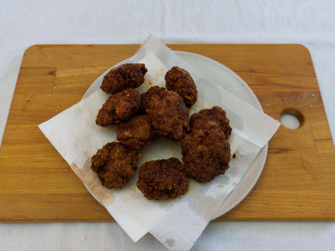 Friterade köttbullar - steg 7