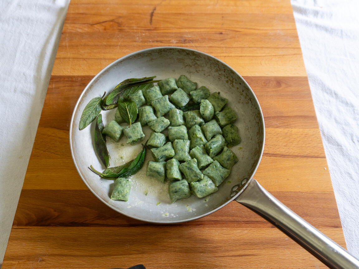 Gnocchi med ricotta och spenat - steg 7