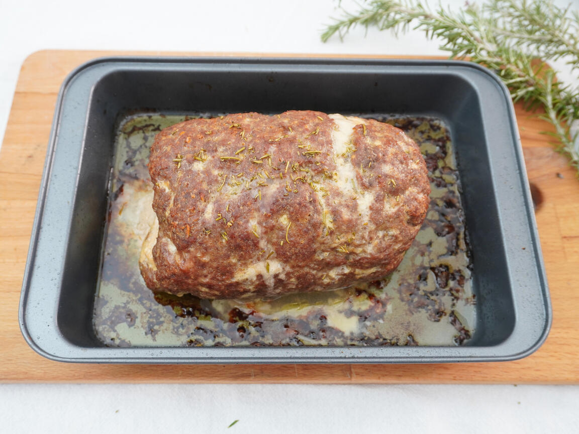 Köttfärslimpa av nötkött - steg 6