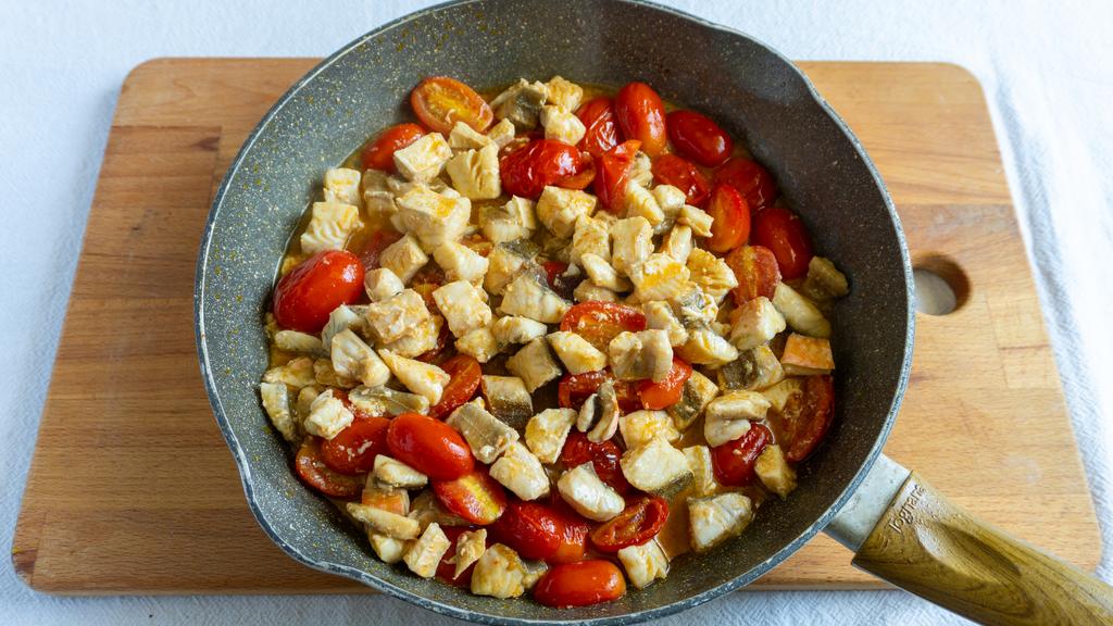 Pasta med havsrödingsås - steg 5