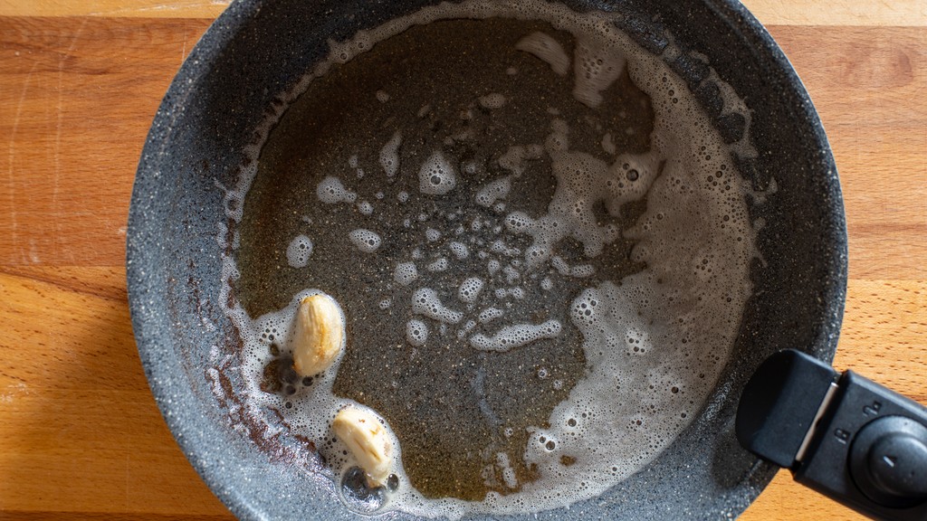 Pasta med Pleurotus-svampar - steg 3