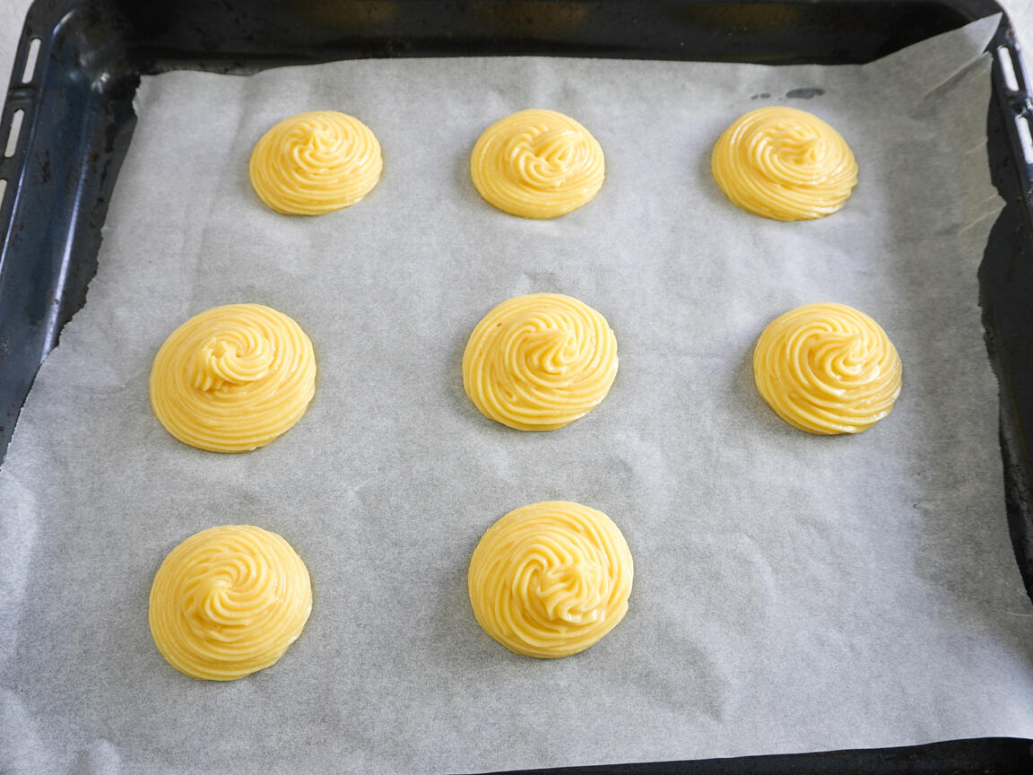 Petit-choux med vaniljkräm - steg 4