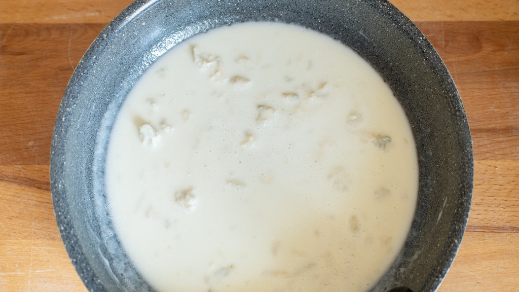 Polentagnocchi med gorgonzola - steg 4