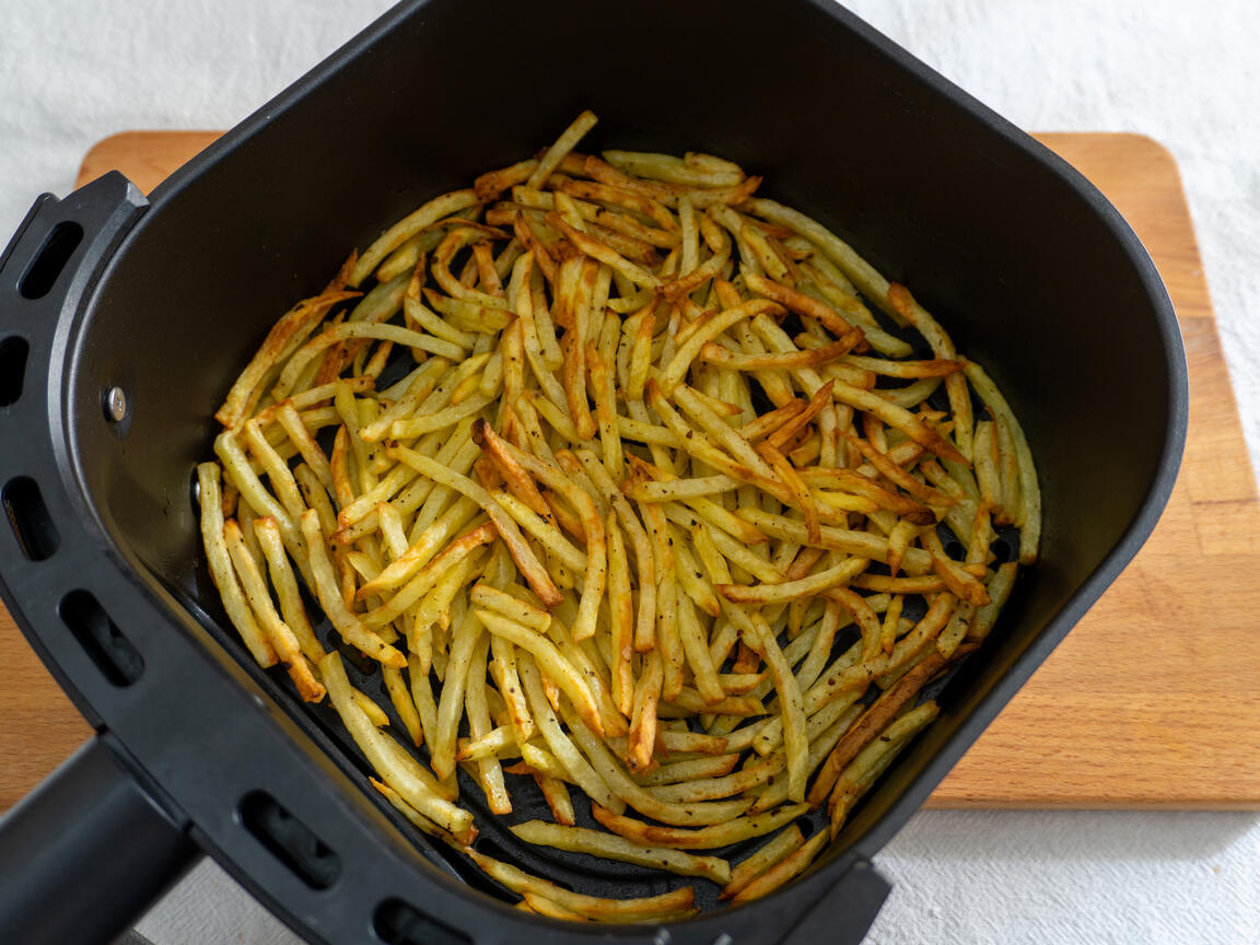 Pommes frites i airfryer - steg 4
