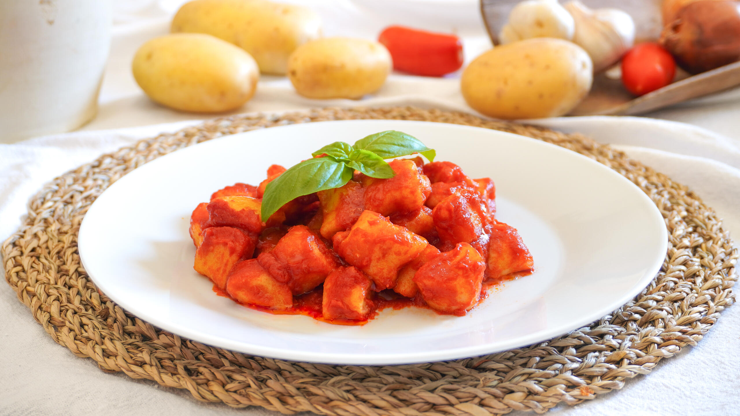 Potatisgnocchi med tomatsås