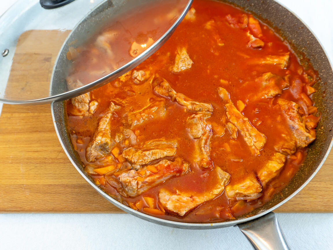 Ragù på fläskrevbensspjäll - steg 6