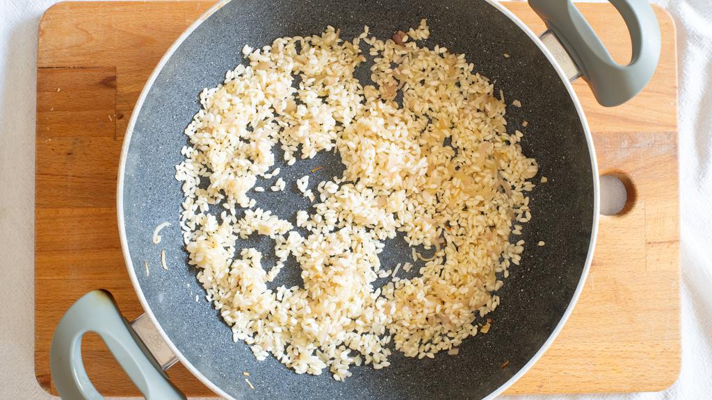Risotto med getost och valnötter