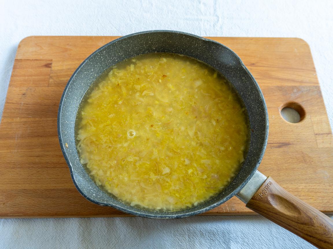 Risotto med gorgonzola och lufttorkad skinka - steg 4