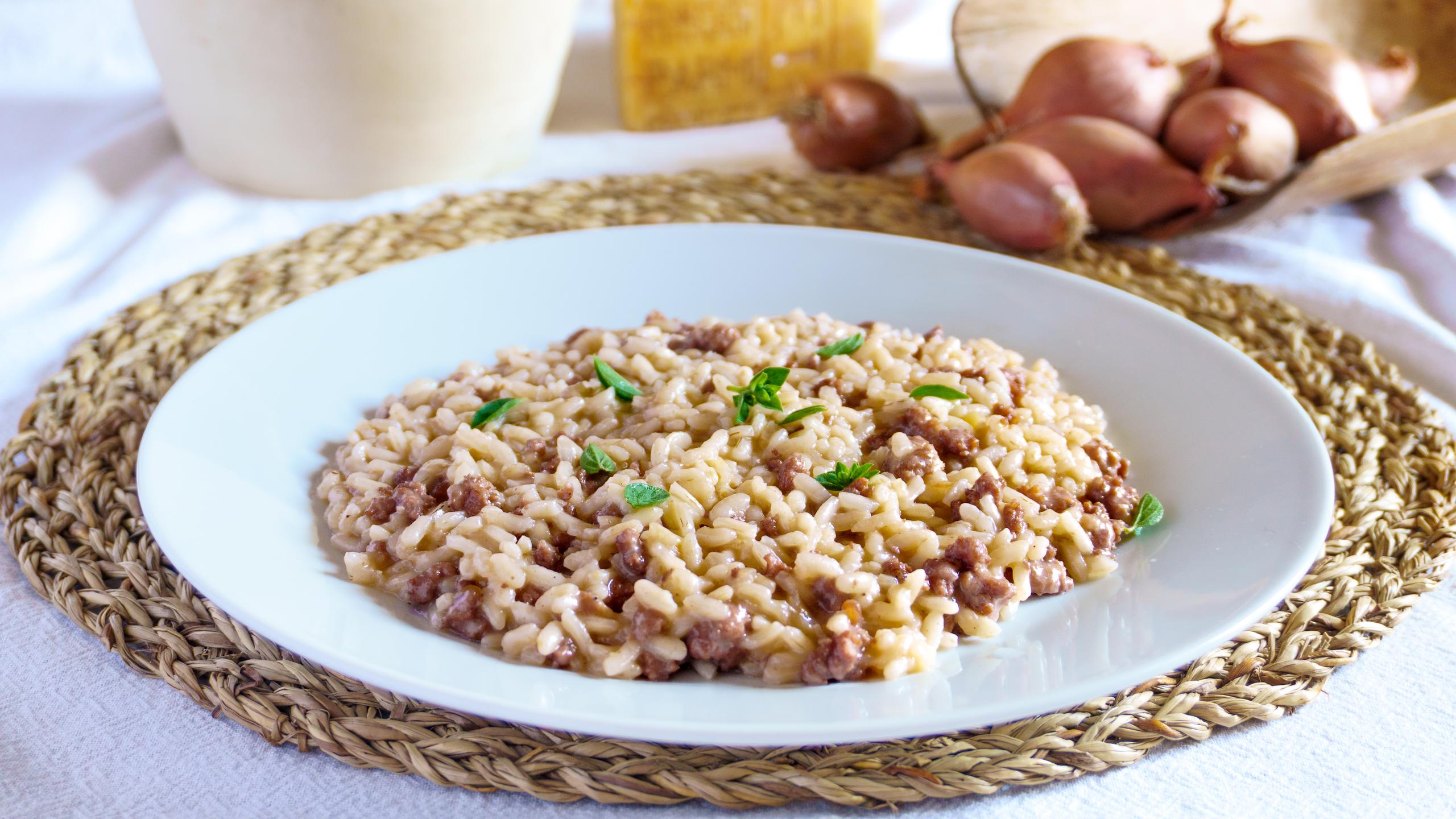 Risotto med korv