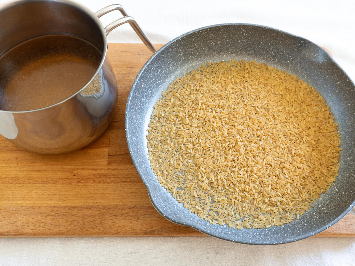 Risotto med portvin och champinjoner - steg 2
