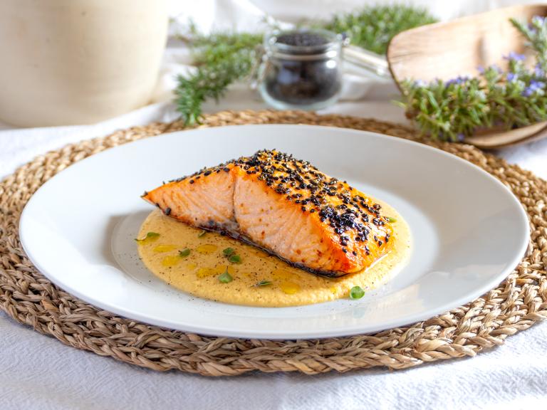 Sesamlax i airfryer