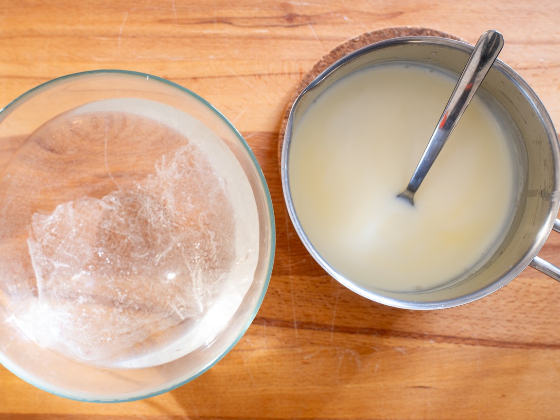 Snabb panna cotta - steg 3