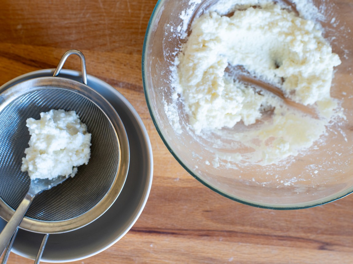 Söt ricotta med choklad - steg 2