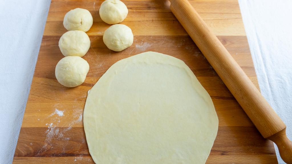 Tunna piadinas med olja - steg 4