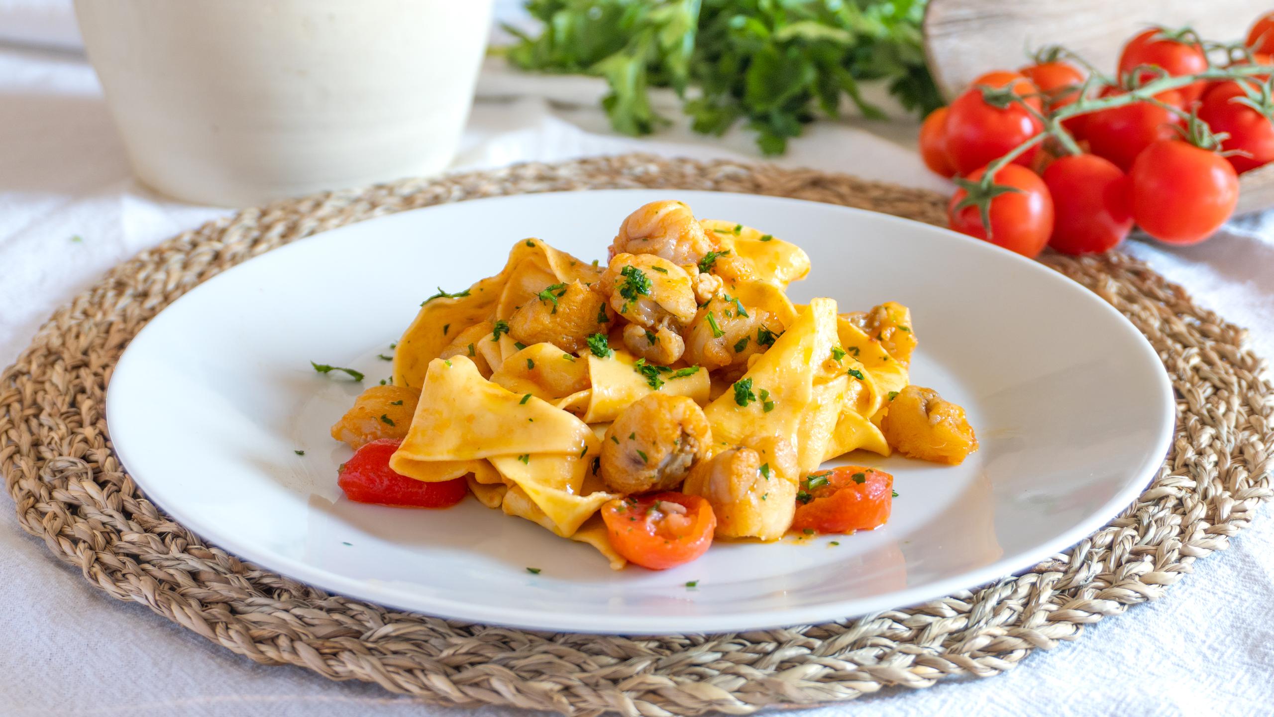 Pasta med marulk