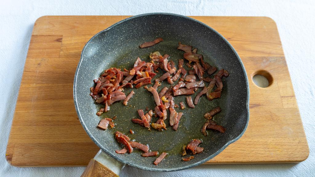 Risotto med gorgonzola och lufttorkad skinka